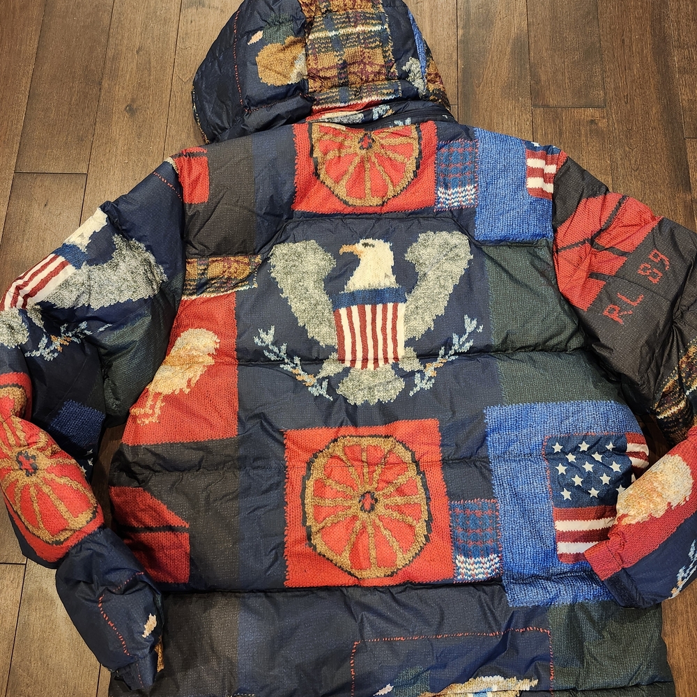 Men's Multicolor Patchwork Jacket - Picture 6 of 6